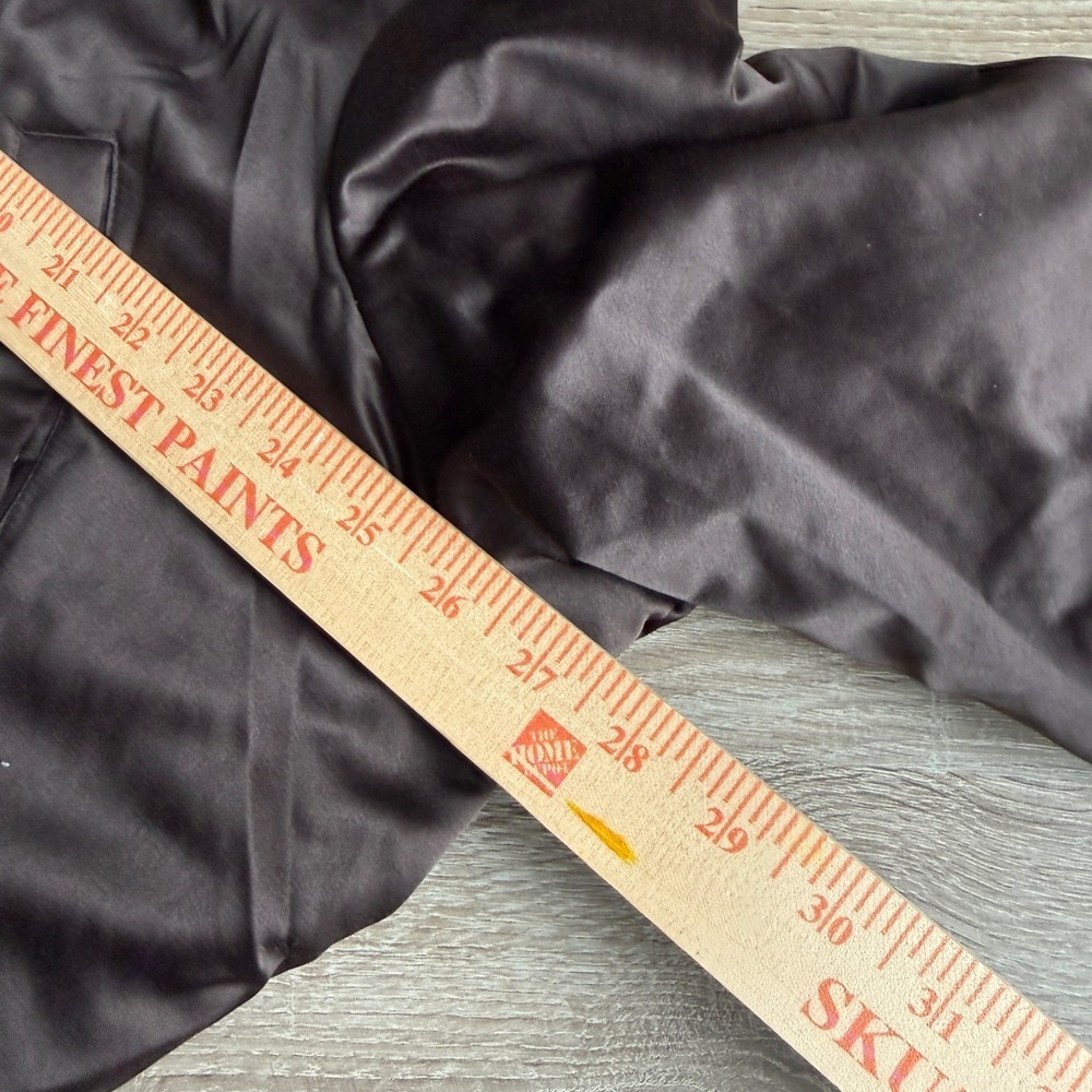 Lauren Ralph Lauren Brown Hooded Parka Jacket Fleece Lined Satin Shell 2X - Picture 6 of 7